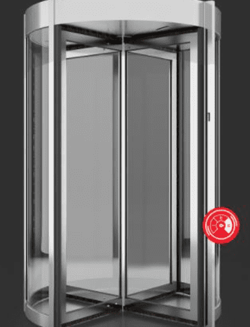 High Security Revolving Door Pic
